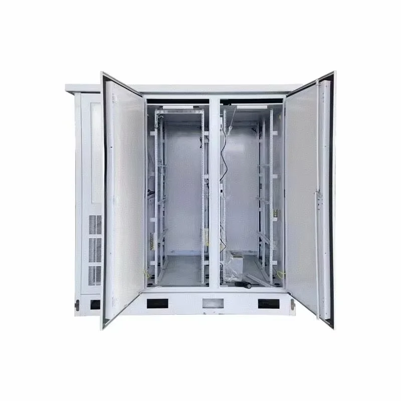 Outdoor Integrated Non-Metallic Fiberglass Cabinet for Communication Equipment IP55 Protection for Base Station Air Conditioning-boxintelecom