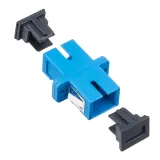 Single Core SC/UPC Fiber Optic Adapter with Flange Telecom Grade Optical Coupler for Termi