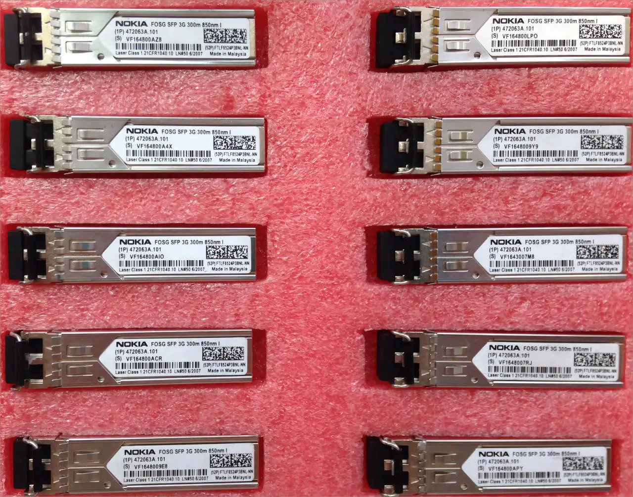 FOSG 472063A Optical Module 472063A.101 for NSN Optical Transceiver SFP 3G 300m 850nm
