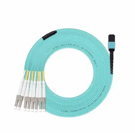 LC OM3/OM4 8/12/24F G657A1 MPO/MTP Fiber Optic Patch Cord MPO-LC/UPC MPO-FC Data Center Ca