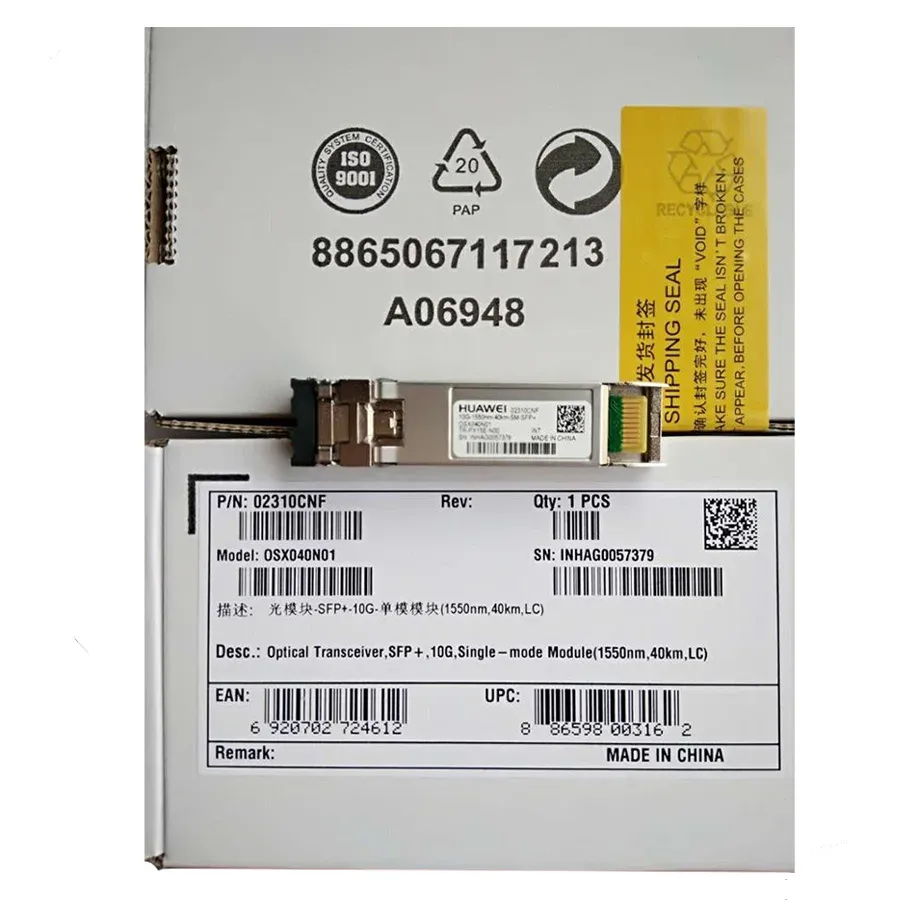 Best Price 10Gigabit SFP+ Optical Transceiver Module 02310CNF OSX040N01-boxintelecom