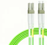 Telecom-Grade 10G Fiber Optic Patch Cable LC-LC Duplex Multimode OM3/OM4 50/125 LSZH Low-L