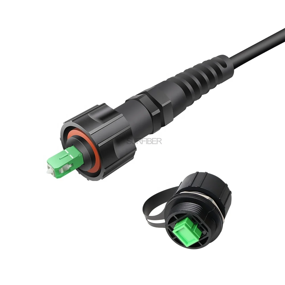 Outdoor Armored ODVA FTTA SC MPO Fiber Optic Jumper Cable Waterproof Tactical Field Cable 