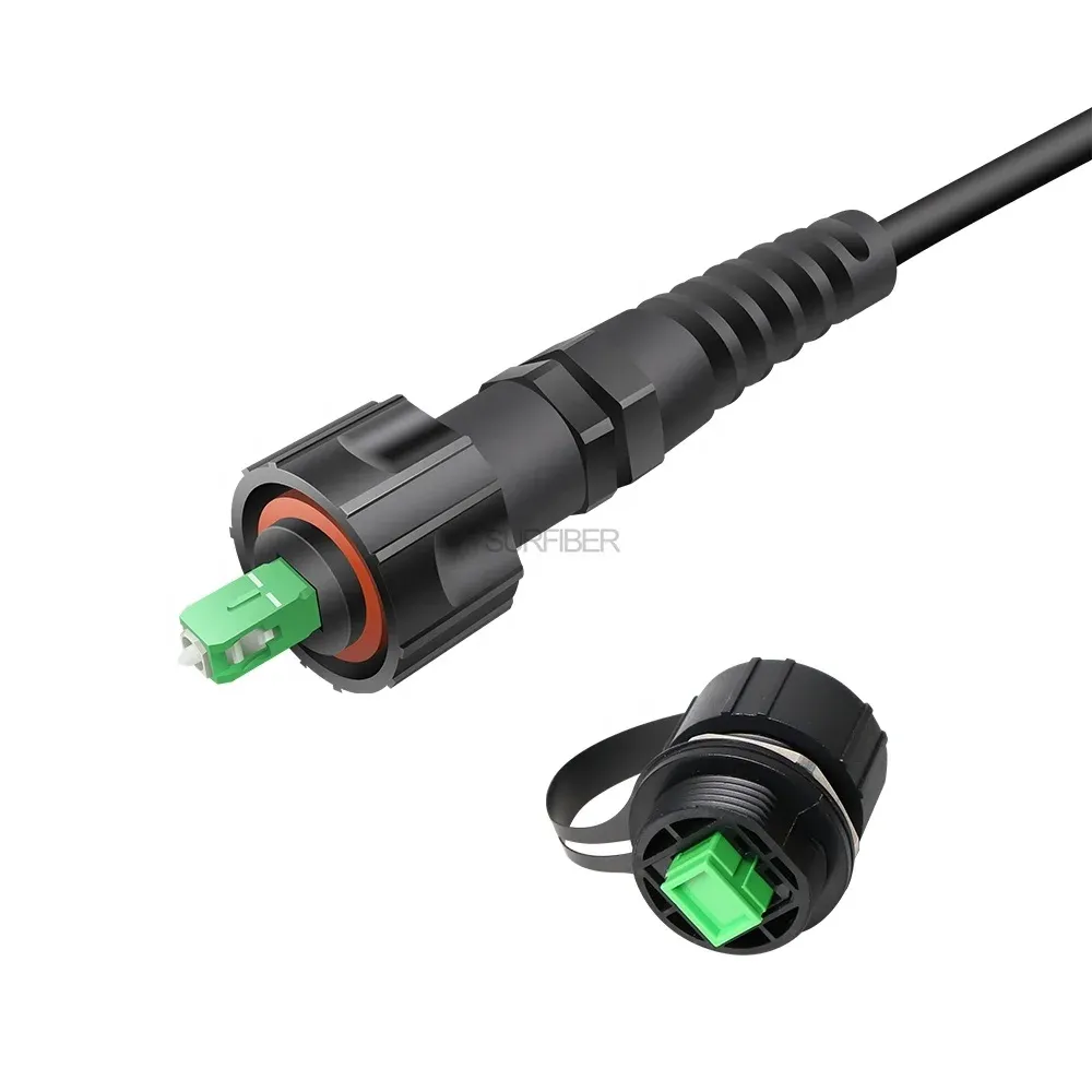 Outdoor Armored ODVA FTTA SC MPO Fiber Optic Jumper Cable Waterproof Tactical Field Cable 