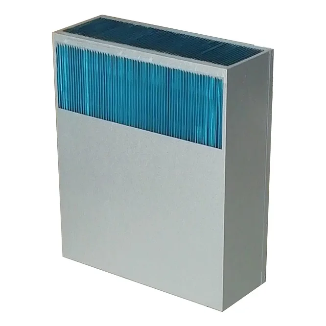 New IP55 Counter-Flow Heat Exchanger Core with Protection Level Applied to Cabinet Cooling Unit