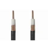 Superflexible 1/2 Inch Copper Coaxial Cable 50 Ohm Low Loss Feeder Fire Retardant Insulate