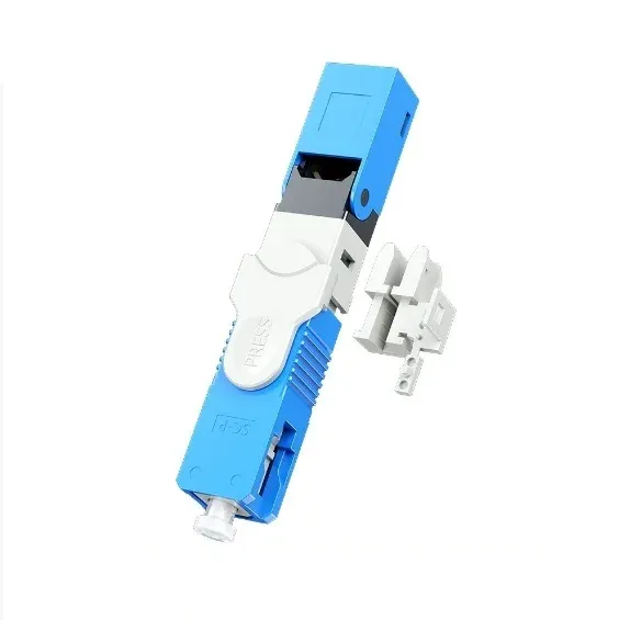 Telecom-Grade SC/FC/LC Fiber Optic Fast Connector Cold Splice Embedded Quick Connector for
