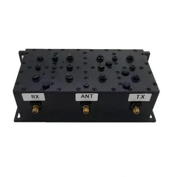 VHF UHF Customized  415-420/425-430MHz 50W GSM Rf Cavity Duplexer Combiner With SMA-Female