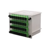 SC/APC 1x32 Plug-in PLC Fiber Optic Splitter - Ultra-Low Loss Telecom Grade Singlemode Opt