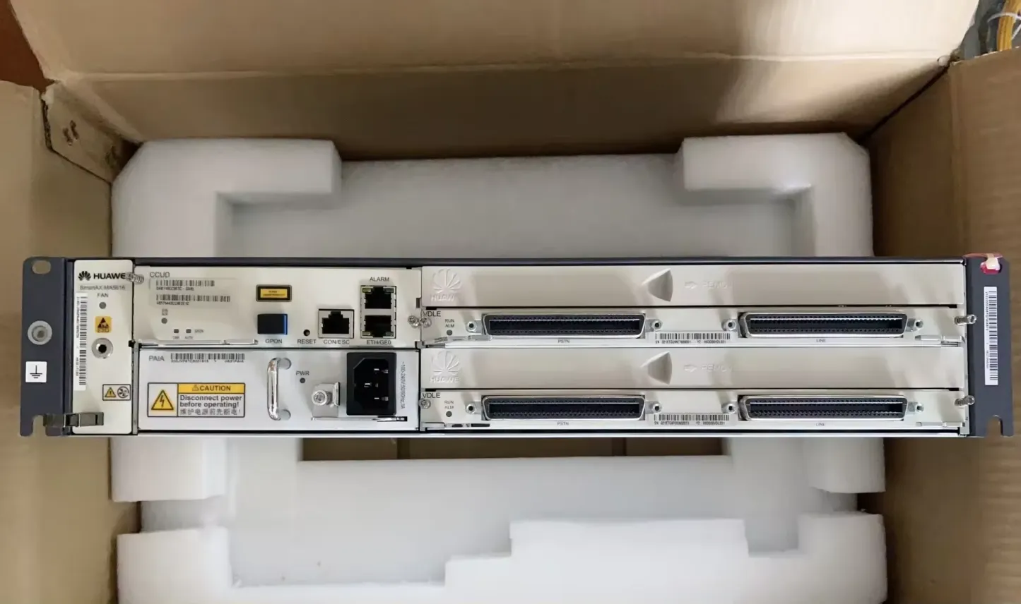 HW Digital Subscriber Line Access Multiplexer IP DSLAM SmartAx MA5616 with AC Power or DC Power-boxintelecom