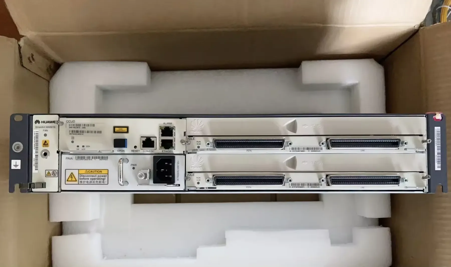 HW Digital Subscriber Line Access Multiplexer IP DSLAM SmartAx MA5616 with AC Power or DC Power-boxintelecom