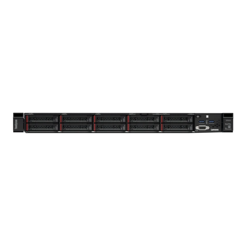 Brand-New High Performance 1U ThinkSystem SR635 Rack Server with Xeon CPU DDR4 Memory SSD 