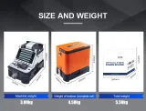 Signal Fire AI-20 Fusion Splicer Machine 6 Motors 6s with 8-in-1 signal Fire Stripper
