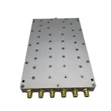 0.6-6ghz Wideband Microwave 6 Way Power Splitter  Sma Connector for Telecommunication, Bts