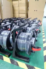 LC/UPC-LC/UPC-SM-G657A2/G657A1-8-Core-TPU-6.0mm-50m, Wound on ST-01 Cable Reel Armored Pat