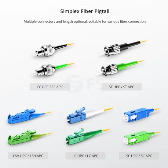 High Quality Simplex Jumper G652D/G657A SC APC to SC APC 2mm 3mm PVC/LSZH Fiber Optic Patc