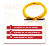 Fiber Optic Patch Cord  ST/UPC - ST/UPC 2.0mm 3.0mm G652D G657A  SM MM Simplex Single-Mode