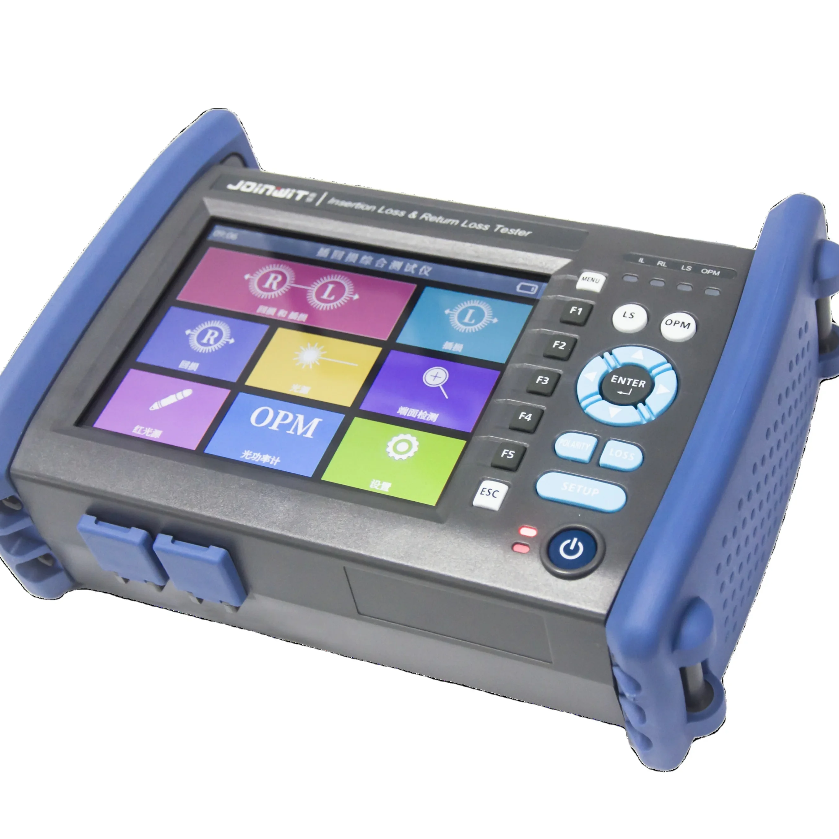 OTDR 1310/1550nm 37 35dB Fiber Optic Reflectometer Touch Screen VFL LS OPM Event Map Ethernet Cable Tester for FTTH GPRS-boxintelecom