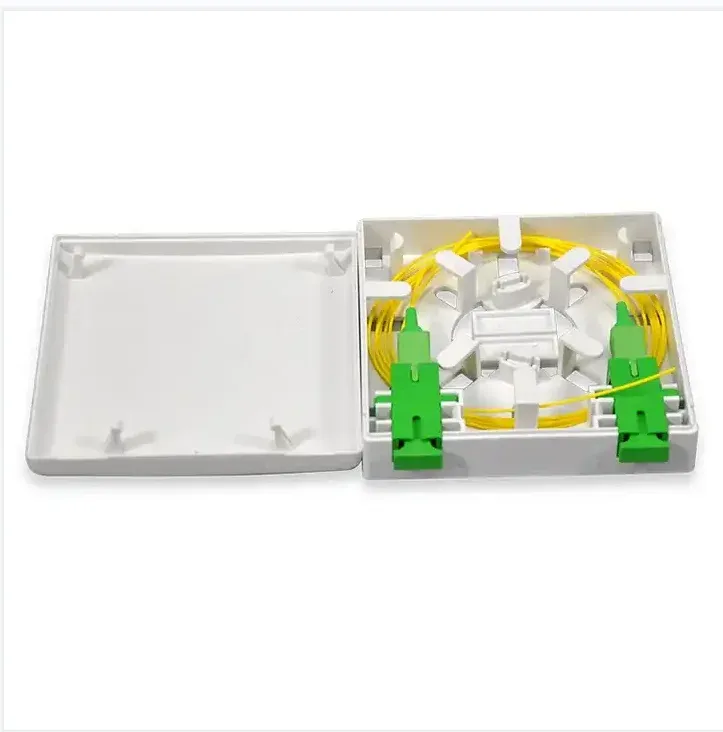1 Core Fiber Optic Distribution Box with SC Connector Used for 4G WIFI 3G Networks Termina