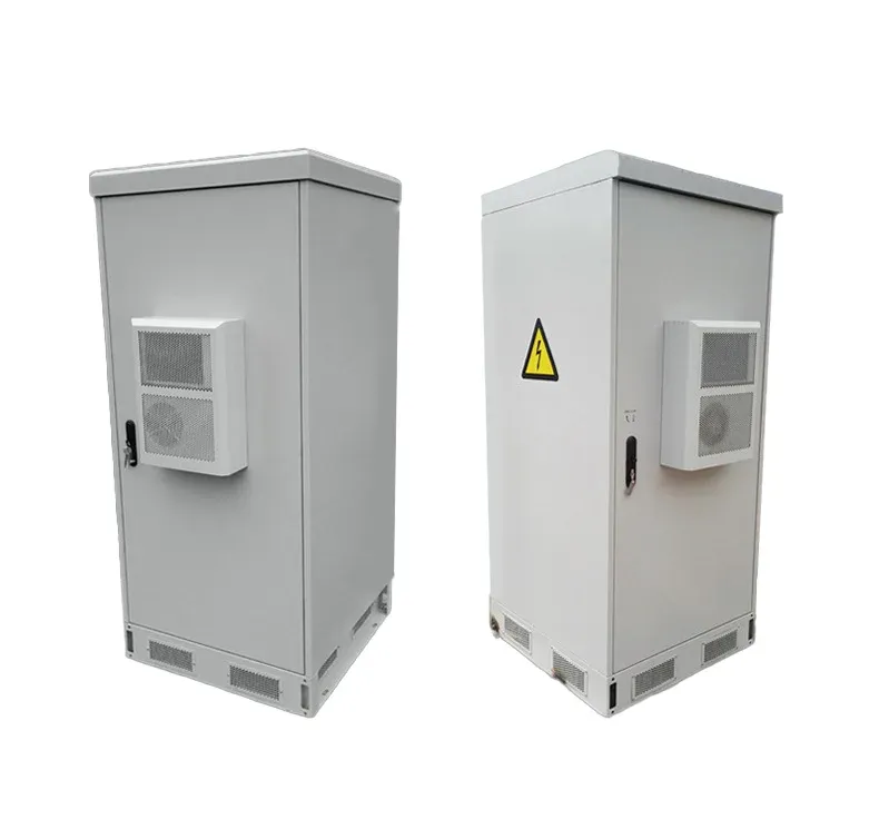 RH OEM ODM Customizable Outdoor Integrated Galvanized Steel IP55 Powder Coated Enclosure for Power Electronics Instrument-boxintelecom