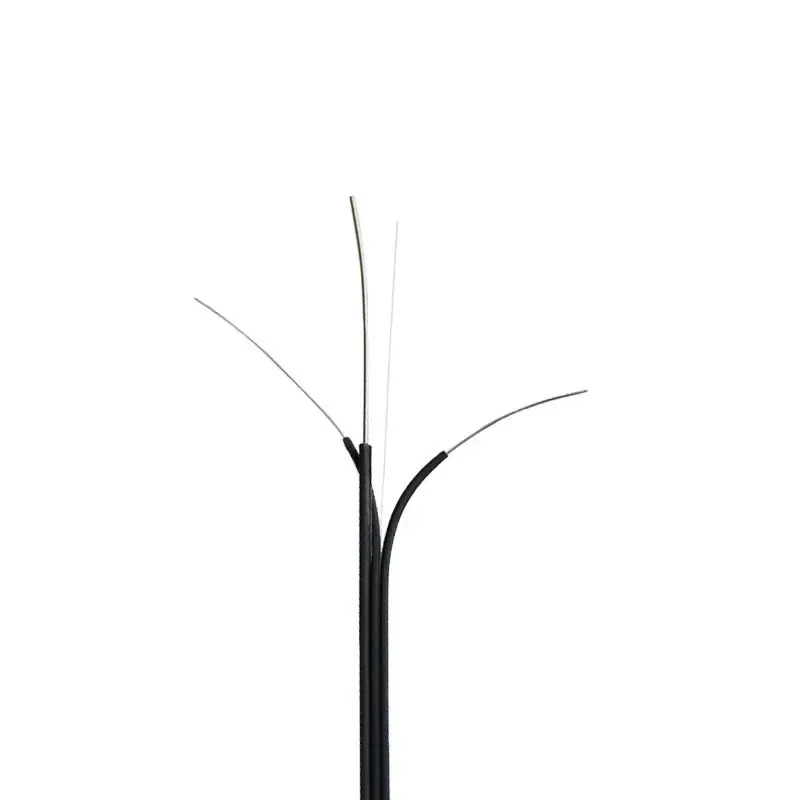 Indoor Outdoor 1/2/4/8/12 Core G657A2 FTTH Fiber Optic Drop Cable LSZH-boxintelecom