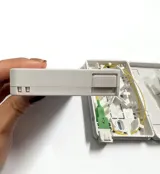 Fiber Optic Easy Faceplate 1 Port Distribution Box SC Adapter Wall Outlet for FTTH Indoor 