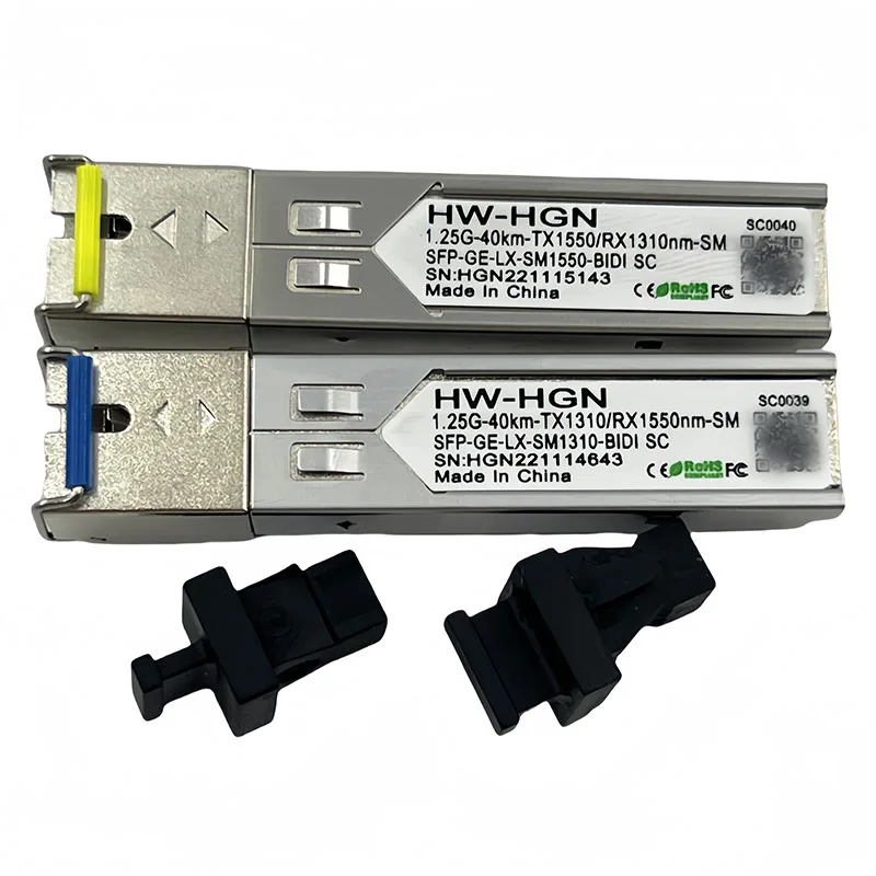 BIDI SFP Optical Transceiver Module 1.25G 40km 1310nm 1550nm SC Connector for 4G Networks-boxintelecom