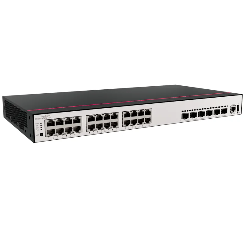 S5735-L24P4XE-A-V2 98012026 24 Port Poe Ethernet 10g Enterprise Network Switch 0