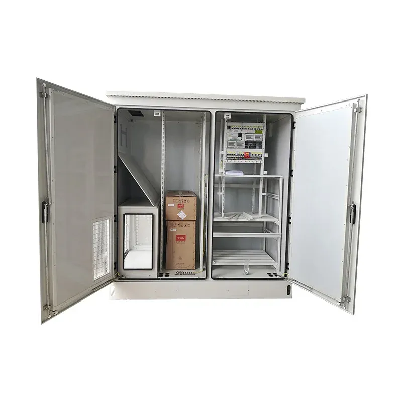 Dual Cabin Outdoor IP55 ABS Galvanized Steel Powder Coated 5G Base Station Electronics Instrument Enclosures Custom Logo RH-boxintelecom