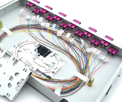 19" Rack-Mount Optical Distribution Frame, 24-Core Fiber Termination Box for SC/LC/FC/ST, Steel ODF for Data Centers-boxintelecom