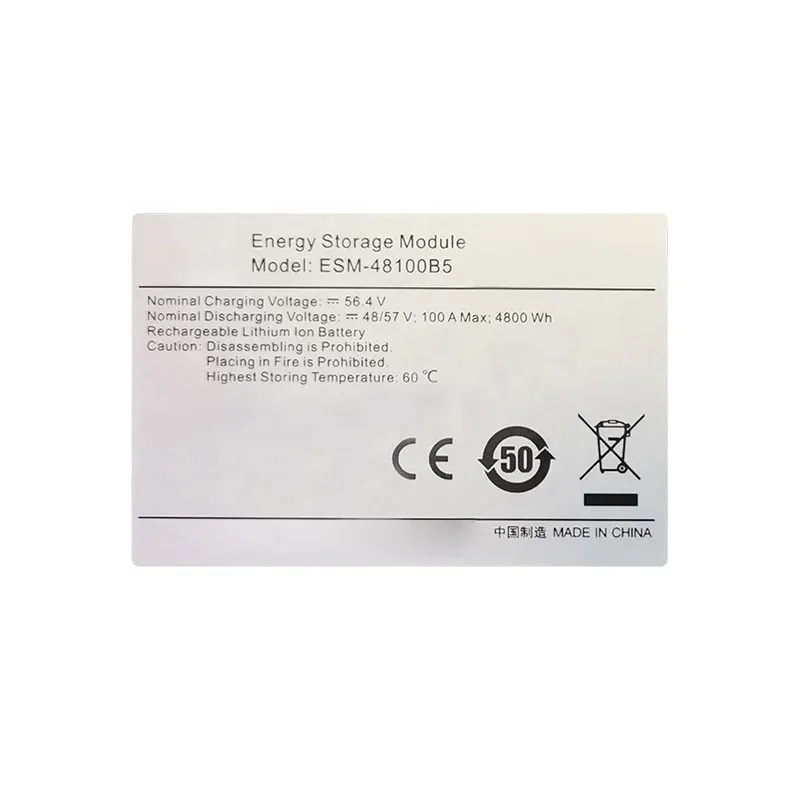 ESM-48100B5 48V 100Ah Lithium Iron Phosphate Battery Module LiFePO4 Energy Storage Module-boxintelecom