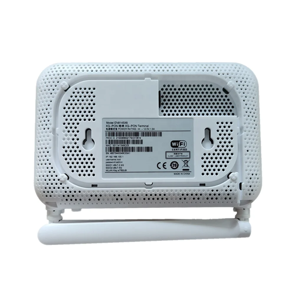 FTTH WiFi 6 XG-PON ONU 10GEPON EN8145X6 EG8145X6 4GE+1TEL+2USB+WIFI XGPON ONT WiFi6 2.4G 5G Dule Band WiFi Modem Router-boxintelecom