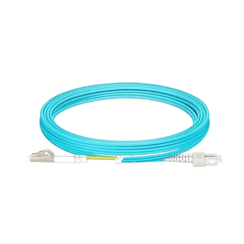 LC / UPC - SC / UPC Om3 Muliti Mode  Lc sc Duplex Jumper Optical Fiber Communication Cable  Fiber Optic Patch Cord-boxintelecom