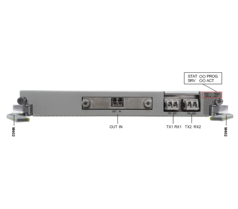 DWDM OSN 9800 M12 Line Boards G1M402 Optical Transponder Units 03032VKU TNG1M402C01-boxintelecom