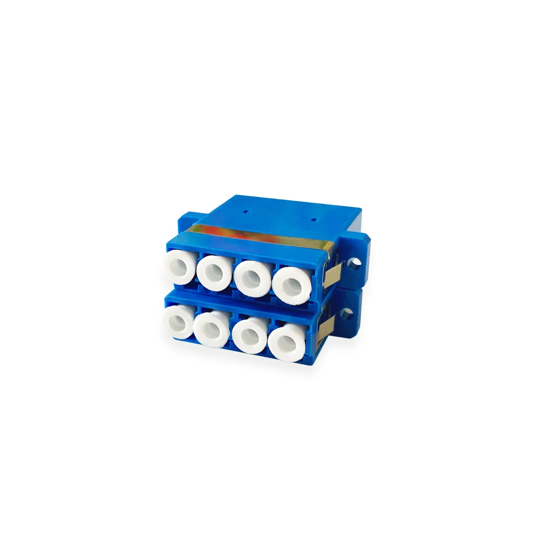 LC UPC Fiber Optic Adapter Single Mode Durable Duplex Adapter FOUR QingDao APT High Qualit