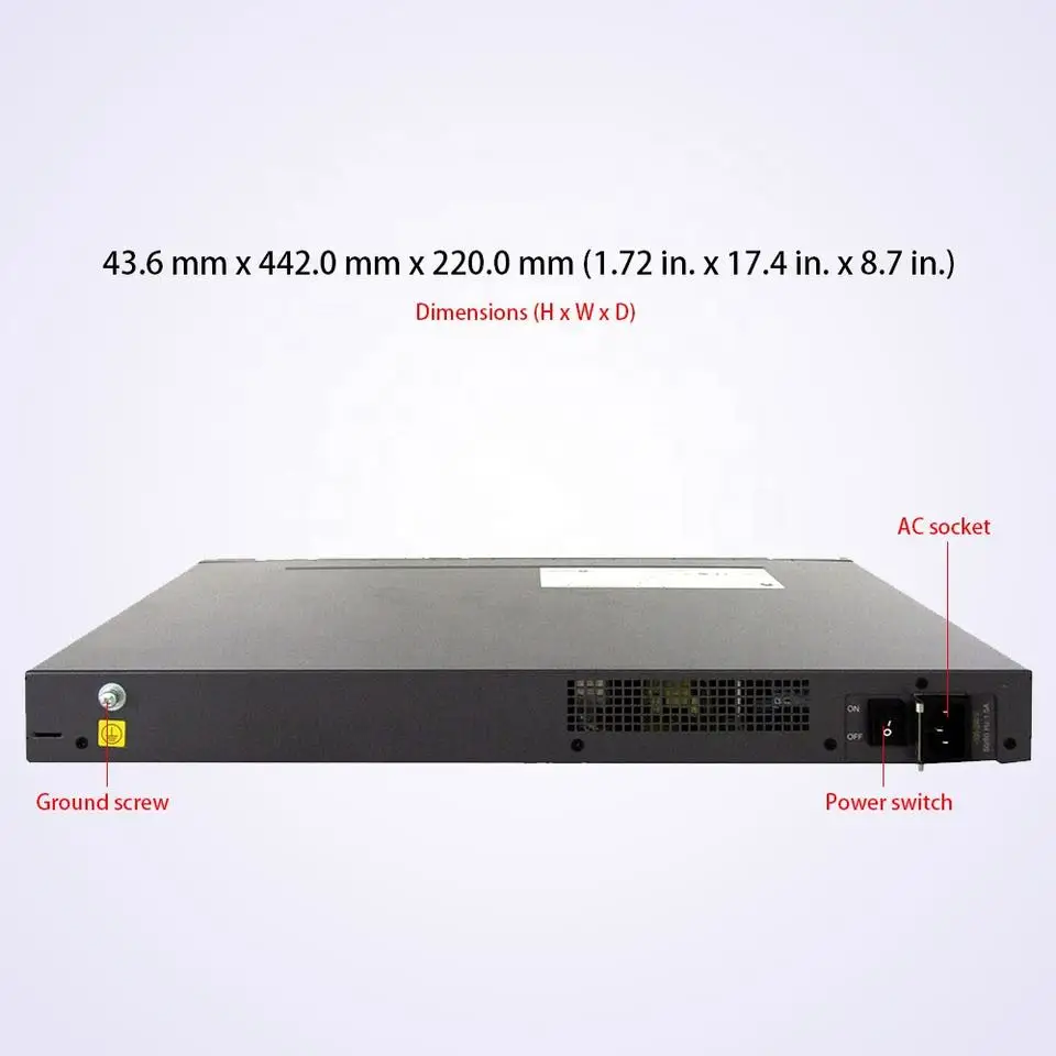 S2700-52P-PWR-EI 02354131 HW S2700 series 48 port 10GE SFP network switch