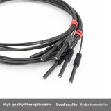 0.8mm Fine Needle Diffuse Reflection Fiber Optic Probe Convex Tube M3/M4 Thread Compatible