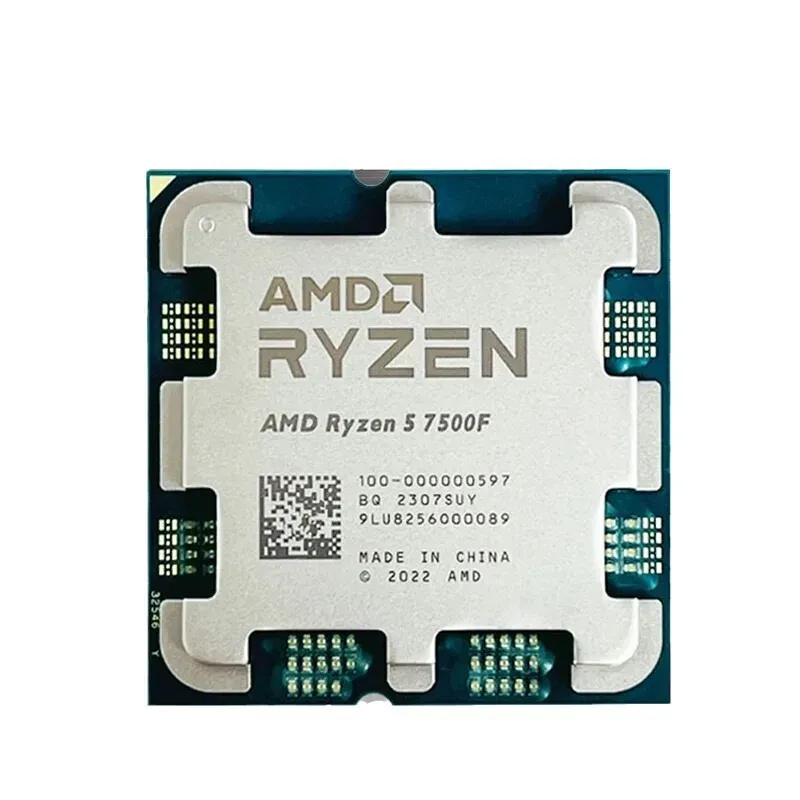 AMD Ryzen5 7500F 6 Cores 12 Threads 5GHz Desktop Computer Processor with AM5 Socket CPU-boxintelecom
