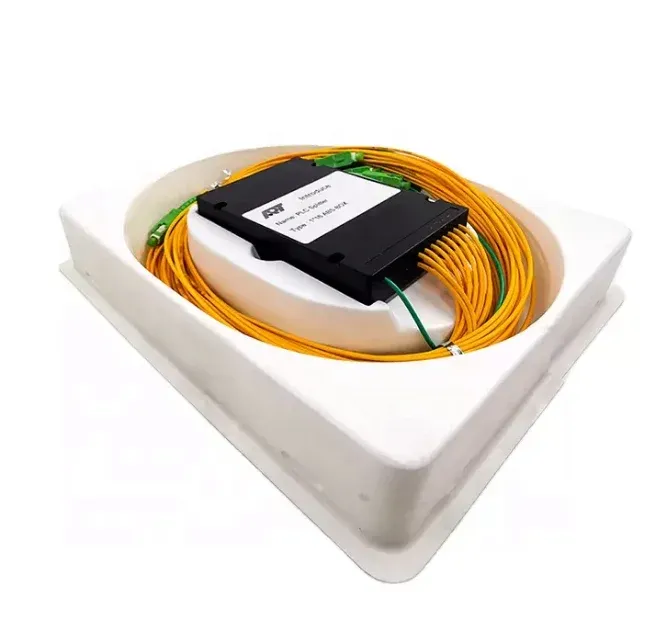 FTTH 1*16  ABS box type PLC Splitter with SC/APC  connector 2.0mm G657A1
