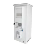 Outdoor IP55 Cold-Rolled Steel Communication Cabinet 200A Current 240V RH Brand 6 Sockets 