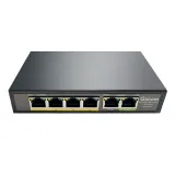 Lixinc EW-S2212CF 8-Port 10/100/1000Mbps Network Switches RJ45 Console Port Passive Revers