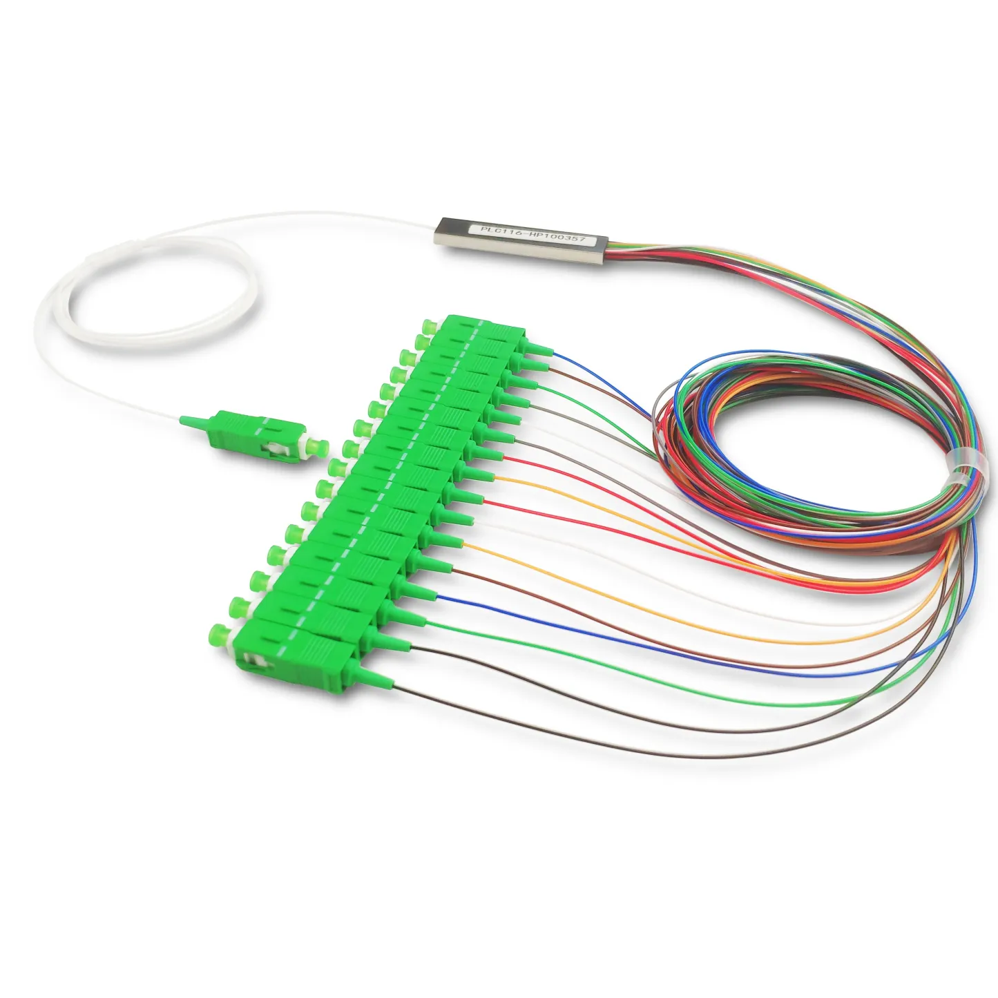 Ftth  Fiber Optic Cable Singlemode Stainless Steel Tube SC APC UPCConnector Mini 1x16 Fibe