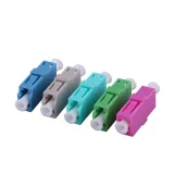LC Simplex Fiber Optic Adapter with Ceramic Sleeve - Telecom Grade Connector Compatible wi