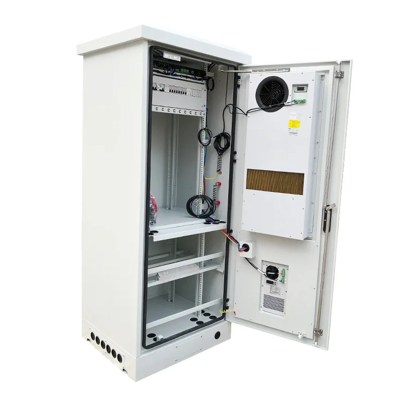 Outdoor IP55 Cold-Rolled Steel Communication Cabinet 200A Current 240V RH Brand 6 Sockets Power Distribution Equipment-boxintelecom