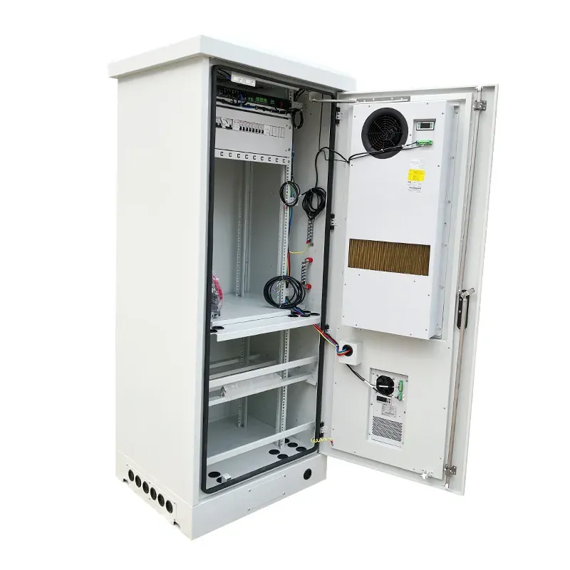 Outdoor IP55 Cold-Rolled Steel Communication Cabinet 200A Current 240V RH Brand 6 Sockets Power Distribution Equipment-boxintelecom