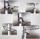 High Tension Wedge Type Fiber Optic Anchor Dead End Tension Clamp PA2000 for FTTH GSM Plas