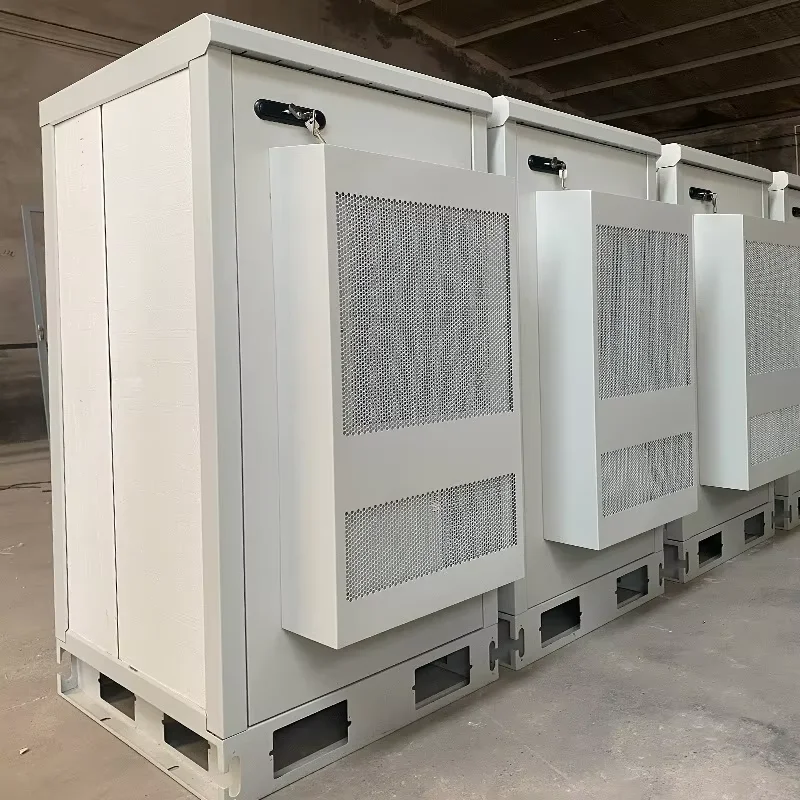 IP45 Integrated Outdoor Cabinet Stainless Steel Aluminum Metal 5G Base Station Communication Enclosure-boxintelecom