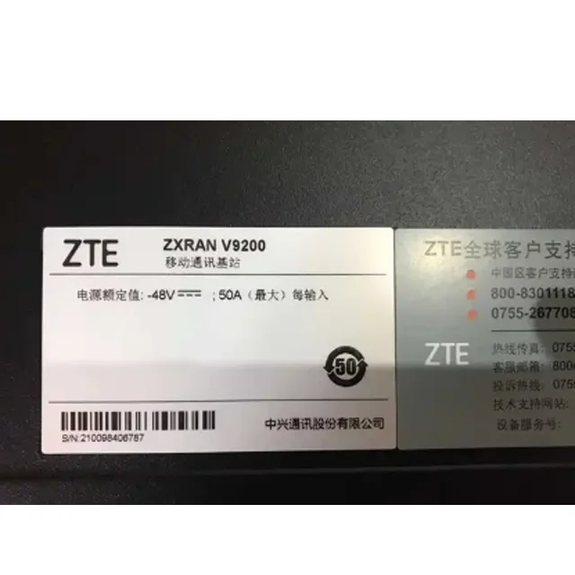 Best Price ZTE 5g Bbu Zxran V9200 Frame with Optional Board Card VBPd0b VBPd4-boxintelecom