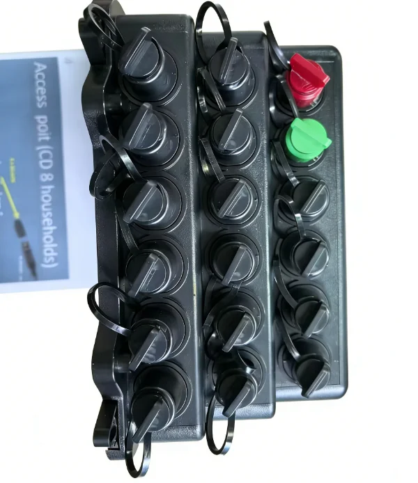 18 Port Pre-Terminated FTTH Fiber Optic Distribution Box, Waterproof Outdoor Terminal Box with Splitter for FTTx Networks-boxintelecom
