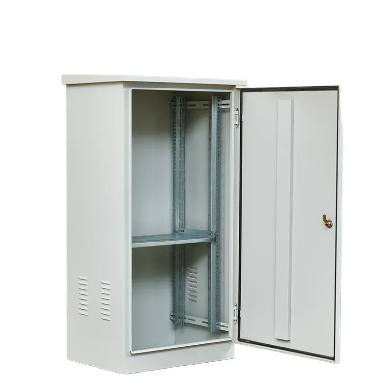 Outdoor Network Communication Cabinet Wall Mounted Floor Standing 42U 38U 32U Stainless Steel IP55 Rainproof Rust Proof Power-boxintelecom